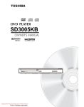 Toshiba SD3005KB User Guide Manual