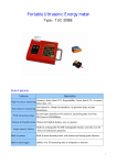 Portable Ultrasonic Energy meter Type