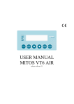 USER MANUAL MITOS VT6 AIR