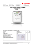 sinorama Personal GPS Tracker
