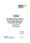 PBS archive add on CCO - Manual Part B