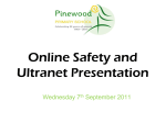 Online Safety and Ultranet Presentation