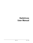 Switchvox User Manual