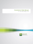 Ecommerce Help Manual (1 of 3)