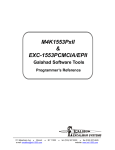 M4K1553PxII & EXC-1553PCMCIA/EPII User`s Manual, rev A