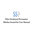 Elite Orchestral Percussion Sound Set User Manual