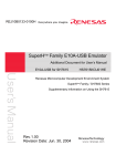 SuperHTM Family E10A-USB Emulator Additional