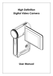 High Definition Digital Video Camera User Manual