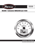 Tachometer - MG3000 - NMEA and J1939 engines