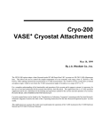 Woollam ellipsometer cryostat operation