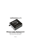 Black Cube Statement Lehmannaudio