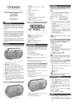 Multi-Powered Emergency Radio + Hazard Alerts Model:WR202