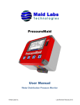 PressureMaid User Manual