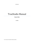TrueStudio Manual Game Box