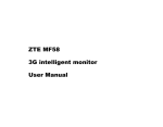 ZTE MF58 3G intelligent monitor User Manual