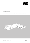 sma speedwire data module for sunny island