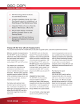 860 DSPi Multifunction Digital Analyzer Spec Sheet