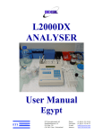 L2000DX Analyzer User Manual English