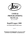 JDV Products User Manual Rev1