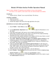 Dektak 150 stylus surface profiler operation manual