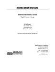 Model 801V WCE Instruction Manual