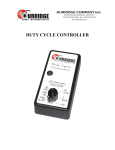 Duty Cycle Controller User`s Manual