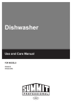 Use and Care Manual Dishwasher