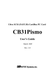 CB31Pismo User`s Manual
