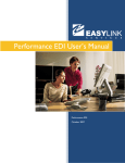 Performance EDI User`s Manual