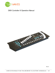 DMX Controller III Operation Manual