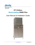 HT Chillers Recirculating 36000 Plus User Manual & Installation Guide