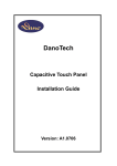 Mounting DanoTech Capacitive Touch Panel