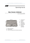 Bee Venom Collector . IGK electronics Ltd . Manual