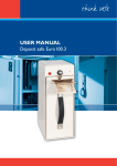 User manual EURO 100.3 Deposit safe