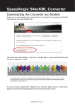 SpeedAngle SA to KML Converter User Manual [April 2013]