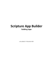 Scripture App Builder: Building Apps