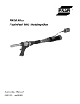 PP36 Plus Push-Pull MIG Welding Gun