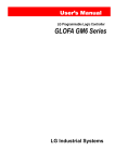 Manual LG Programmable Logic Controller GLOFA GM6 Series