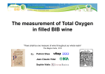 The Measurement of Total Oxygen in filled BIB wine