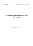 SICOM4000 Industrial Ethernet Switch User`s Manual