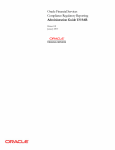 Oracle Financial Services Compliance Regulatory Reporting