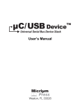 uC-USB-Device User`s Manual v4.05 - Doc