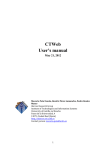 CTWeb User`s manual