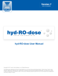 Reverse Osmosis hyd-RO-dose