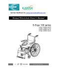 S-Ergo Wheelchair User`s Manual