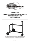 ITEM#11891 STAND FOR 5-TON ELECTRIC LOG SPLITTER