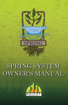 spring system owner`s manual spring system owner`s manual