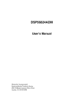 DSP56824ADM User`s Manual