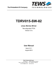 User Manual - TEWS TECHNOLOGIES