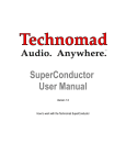 SuperConductor User Manual